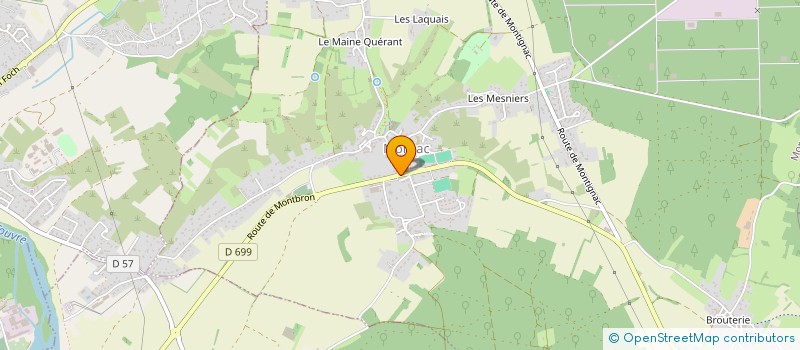 localisation de l'entreprise PHARMACIE CHENEBIN  MORNAC