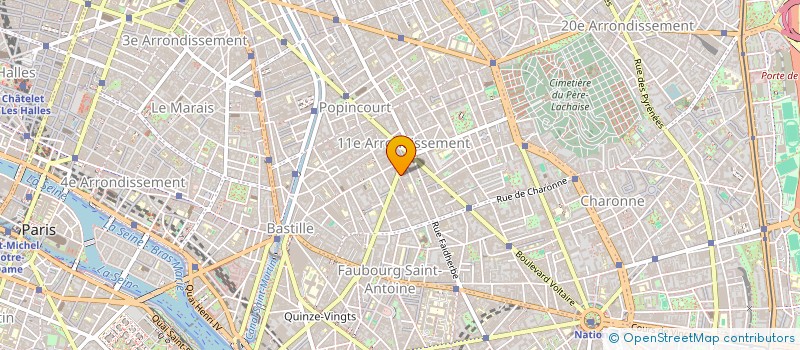 localisation de l'entreprise PHARMACIE CHEVALIER  PARIS