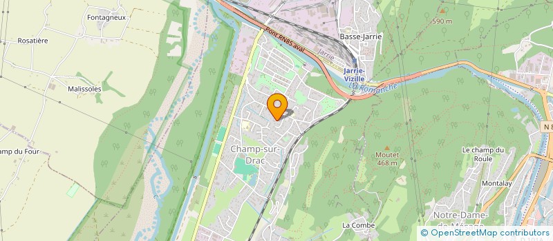 localisation de l'entreprise PHARMACIE CHEVALIER-LY  JARRIE