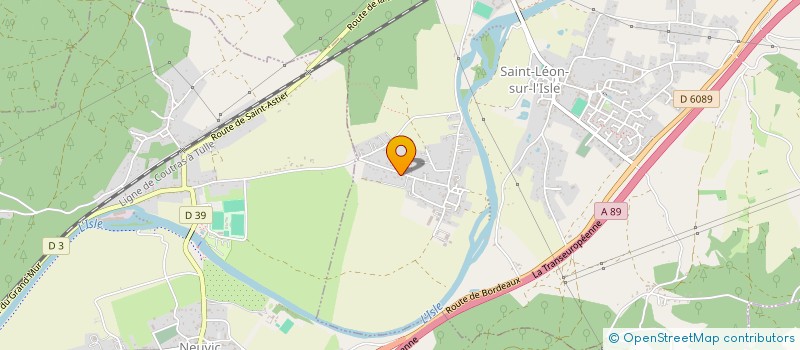 localisation de l'entreprise PHARMACIE CHIVIT  ST-LEON SUR L ISLE