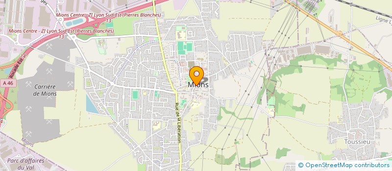 localisation de l'entreprise PHARMACIE CHRISTIAN NEAU  MIONS