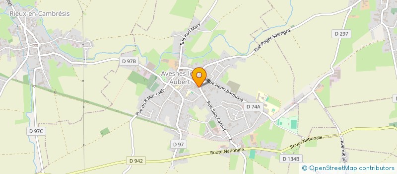 localisation de l'entreprise PHARMACIE CHRISTOPHE MORELLE à AVESNES-LES-AUBERT