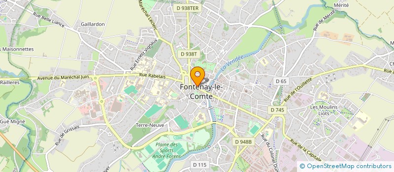 localisation de l'entreprise PHARMACIE CLEMENCEAU à FONTENAY-LE-COMTE