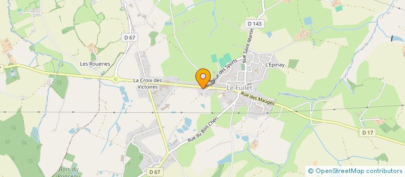 localisation de l'entreprise PHARMACIE COGNEE à MONTREVAULT-SUR-EVRE