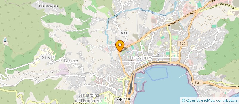 localisation de l'entreprise PHARMACIE COLONNA D'ISTRIA DE CINARCA à AJACCIO