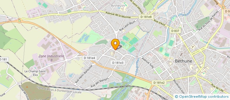 localisation de l'entreprise PHARMACIE COMBAUX  ANNEZIN