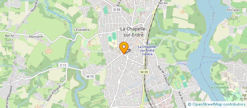 localisation de l'entreprise PHARMACIE COMMEIL à LA CHAPELLE-SUR-ERDRE
