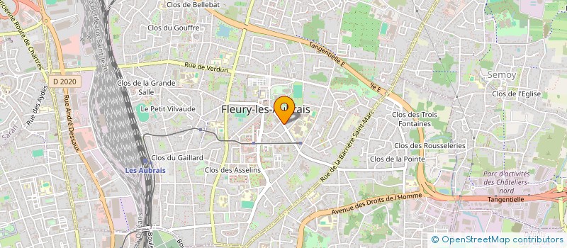 localisation de l'entreprise PHARMACIE CONDORCET à FLEURY-LES-AUBRAIS