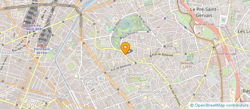 localisation de l'entreprise PHARMACIE CONSEIL BOLIVAR  PARIS