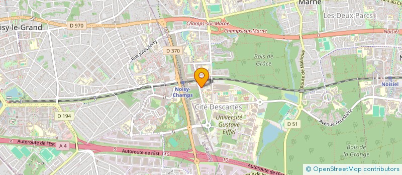 localisation de l'entreprise PHARMACIE COPERNIC  CHAMPS-SUR-MARNE