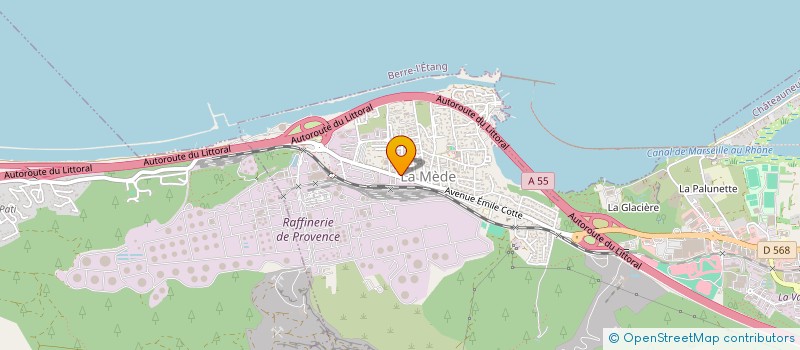 localisation de l'entreprise PHARMACIE CORNUEL  CHATEAUNEUF-LES-MARTIGUES