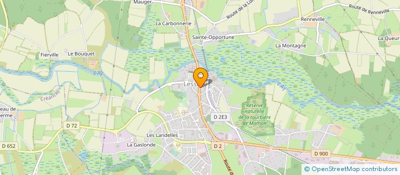 localisation de l'entreprise PHARMACIE COUETOUX DU TERTRE  LESSAY