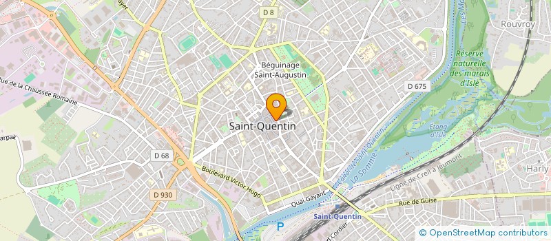 localisation de l'entreprise PHARMACIE COUPAIN à SAINT-QUENTIN