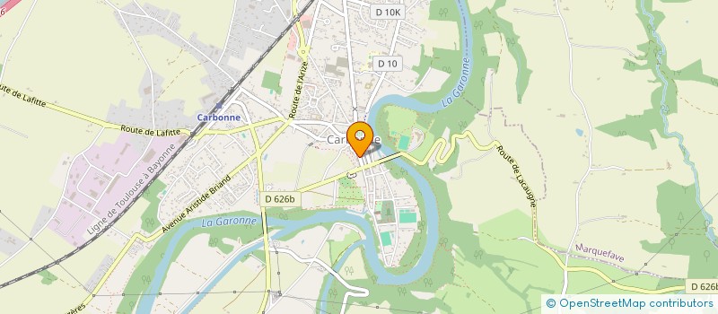 localisation de l'entreprise PHARMACIE CROCHERIE  CARBONNE