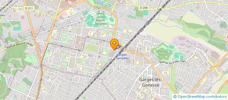 localisation de l'entreprise PHARMACIE CUVELIER à SARCELLES