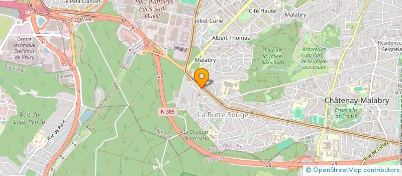 localisation de l'entreprise PHARMACIE CYRANO DE BERGERAC  CHATENAY-MALABRY