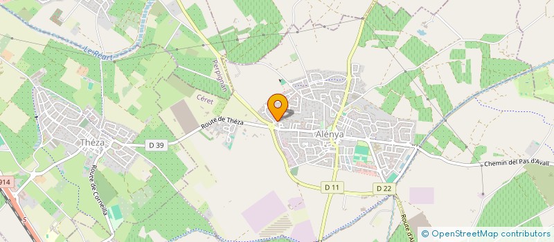 localisation de l'entreprise PHARMACIE D'ALENYA  ALENYA