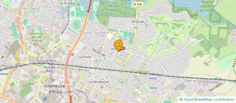 localisation de l'entreprise PHARMACIE D'ANNAPES  VILLENEUVE-D'ASCQ