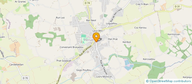 localisation de l'entreprise PHARMACIE D ARMOR  PENVENAN