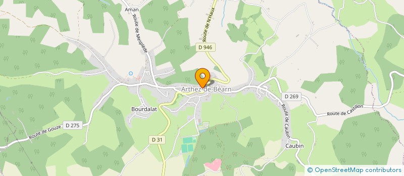 localisation de l'entreprise PHARMACIE D ARTHEZ  ARTHEZ-DE-BEARN