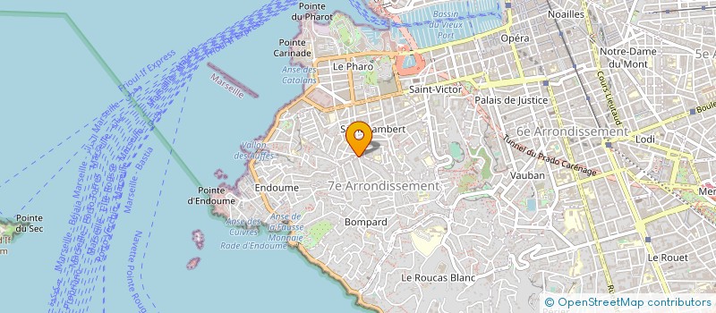 localisation de l'entreprise PHARMACIE D'ENDOUME à MARSEILLE