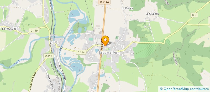 localisation de l'entreprise PHARMACIE D'ESTIVAREILLES à ESTIVAREILLES