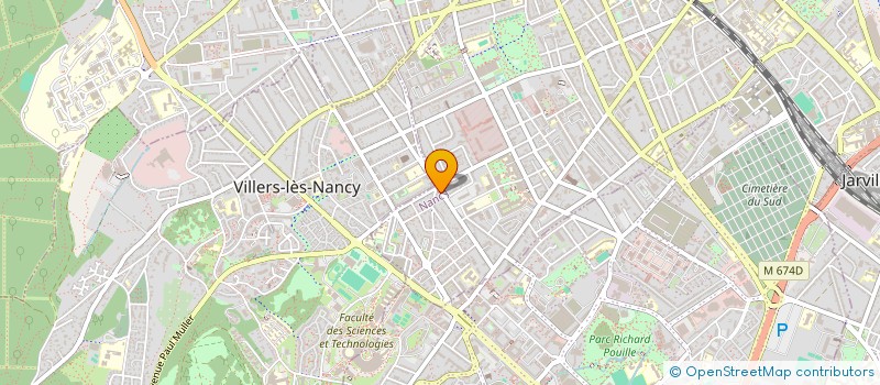 localisation de l'entreprise PHARMACIE D'HAUSSONVILLE  NANCY