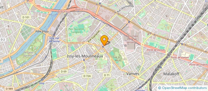 localisation de l'entreprise PHARMACIE D'ISSY à ISSY-LES-MOULINEAUX