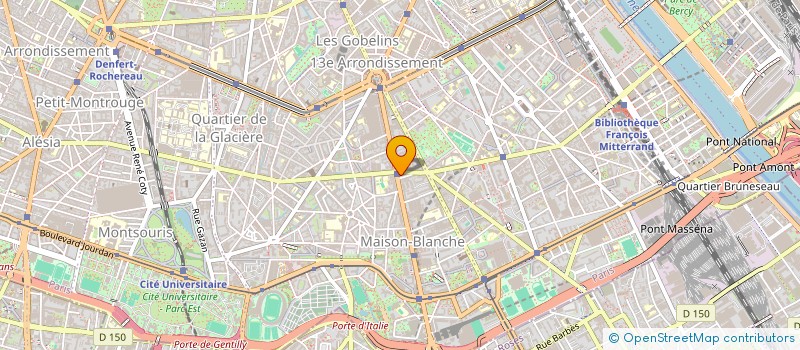 localisation de l'entreprise PHARMACIE D'ITALIE à PARIS