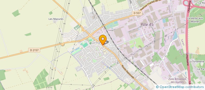 localisation de l'entreprise PHARMACIE D'ORMES à ORMES