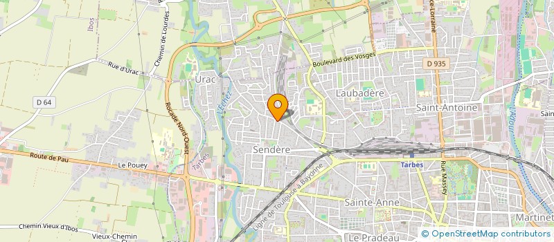 localisation de l'entreprise PHARMACIE D'URAC à TARBES