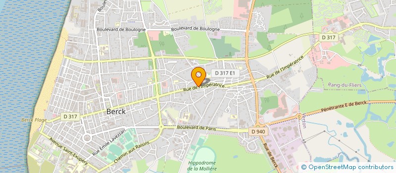 localisation de l'entreprise PHARMACIE DACQUET  BERCK