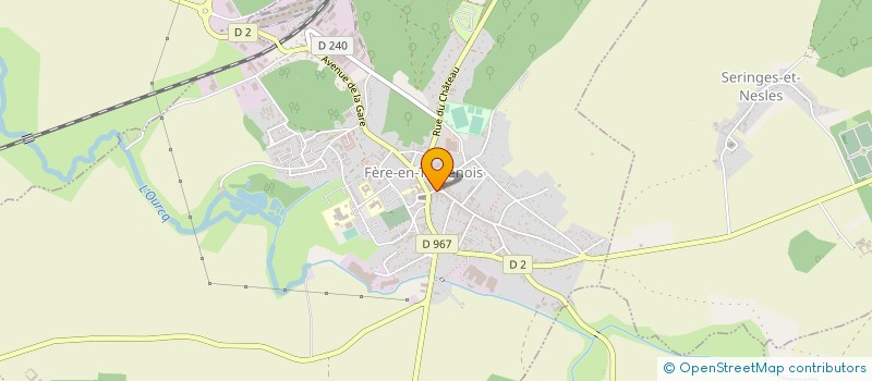 localisation de l'entreprise PHARMACIE DAGAS à FERE-EN-TARDENOIS