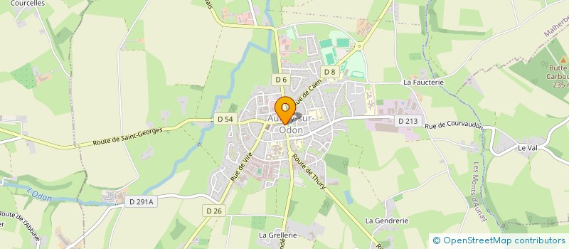 localisation de l'entreprise PHARMACIE DALLEMAGNE à LES MONTS D'AUNAY