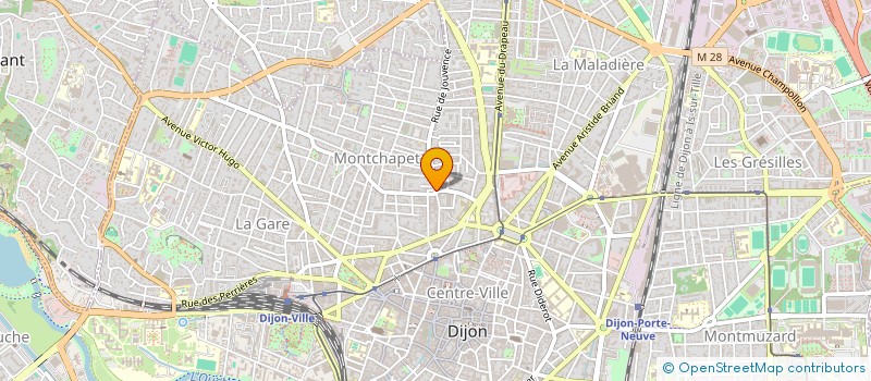 localisation de l'entreprise PHARMACIE DAMIEN ET MARIE ANNE MICHEL  DIJON