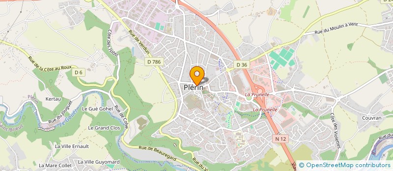 localisation de l'entreprise PHARMACIE DAMIEN LE CORRE à PLERIN