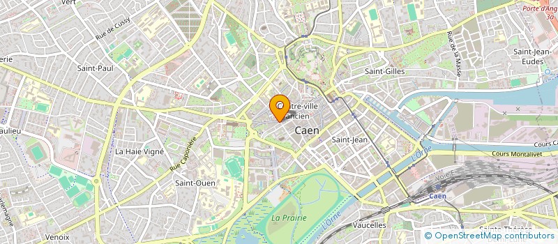 localisation de l'entreprise PHARMACIE DANJOU à CAEN