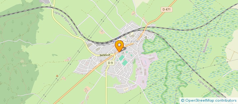 localisation de l'entreprise PHARMACIE DARCQ  FRASNE