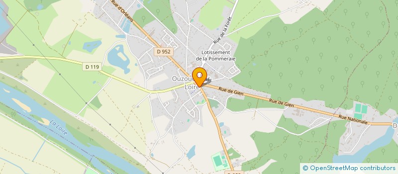 localisation de l'entreprise PHARMACIE DAUBIGNY-FOURNIER à OUZOUER-SUR-LOIRE