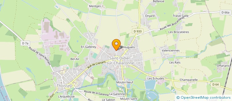 localisation de l'entreprise PHARMACIE DAVIN  SAINT-DIDIER-SUR-CHALARONNE