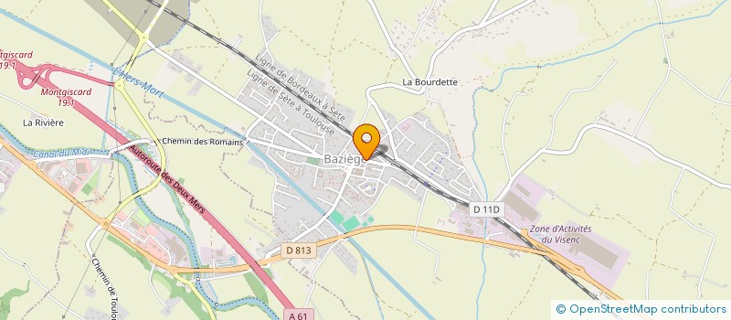 localisation de l'entreprise PHARMACIE DE BAZIEGE à BAZIEGE