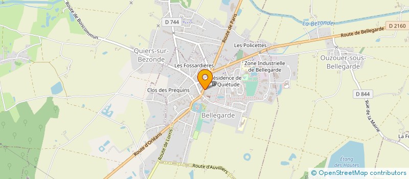 localisation de l'entreprise PHARMACIE DE BELLEGARDE à BELLEGARDE