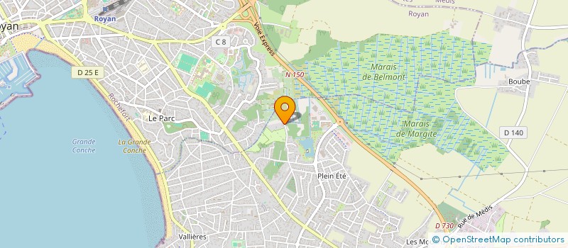 localisation de l'entreprise PHARMACIE DE BELLEVUE  SAINT-GEORGES-DE-DIDONNE