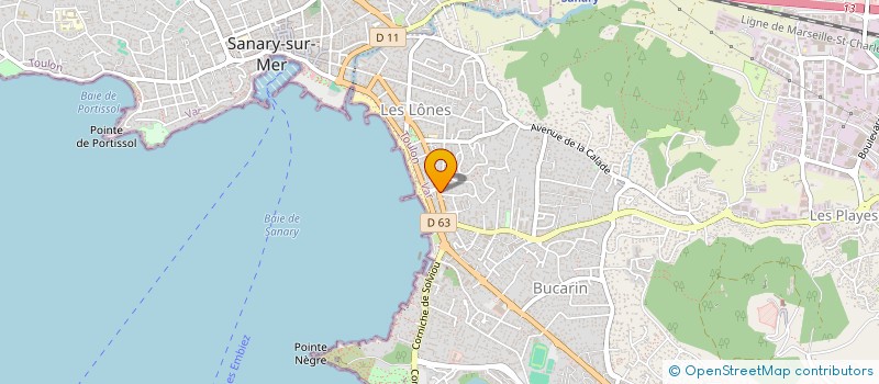 localisation de l'entreprise PHARMACIE DE BONNEGRACE à SIX-FOURS-LES-PLAGES