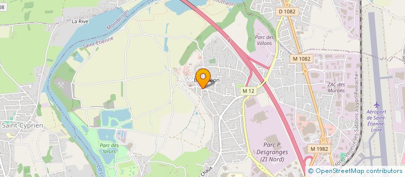 localisation de l'entreprise PHARMACIE DE BOUTHEON  ANDREZIEUX-BOUTHEON