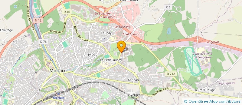 localisation de l'entreprise PHARMACIE DE BRETAGNE à MORLAIX