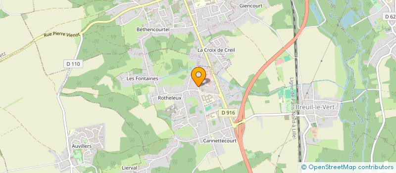 localisation de l'entreprise PHARMACIE DE BREUIL LE VERT  BREUIL-LE-VERT