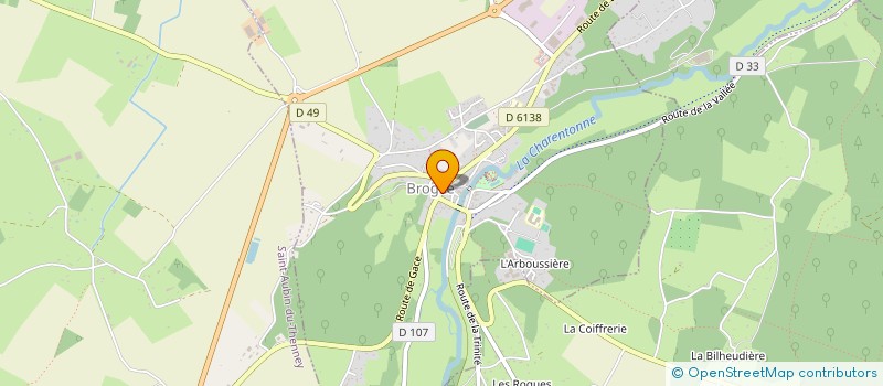 localisation de l'entreprise PHARMACIE DE BROGLIE  BROGLIE