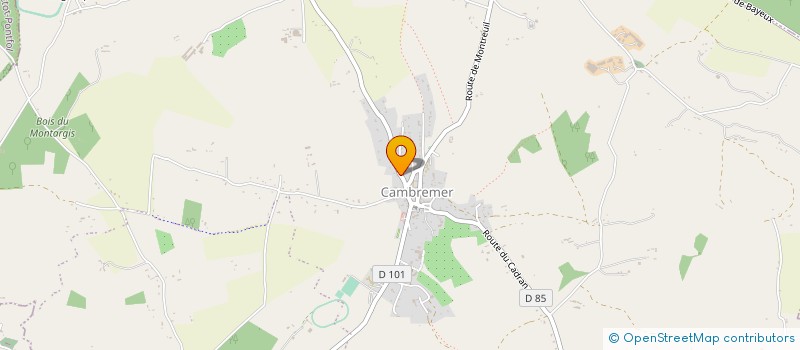 localisation de l'entreprise PHARMACIE DE CAMBREMER  CAMBREMER