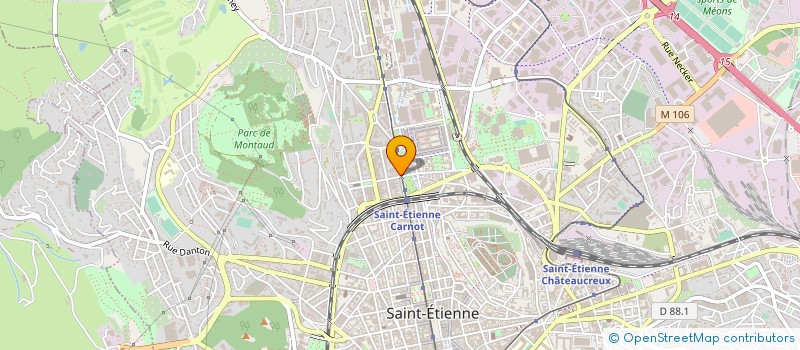 localisation de l'entreprise PHARMACIE DE CARNOT à SAINT-ETIENNE